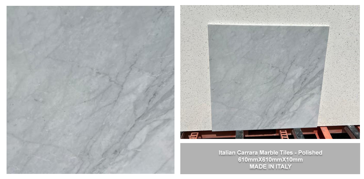Italian Carrara Marble Tiles